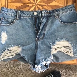 Jean shorts